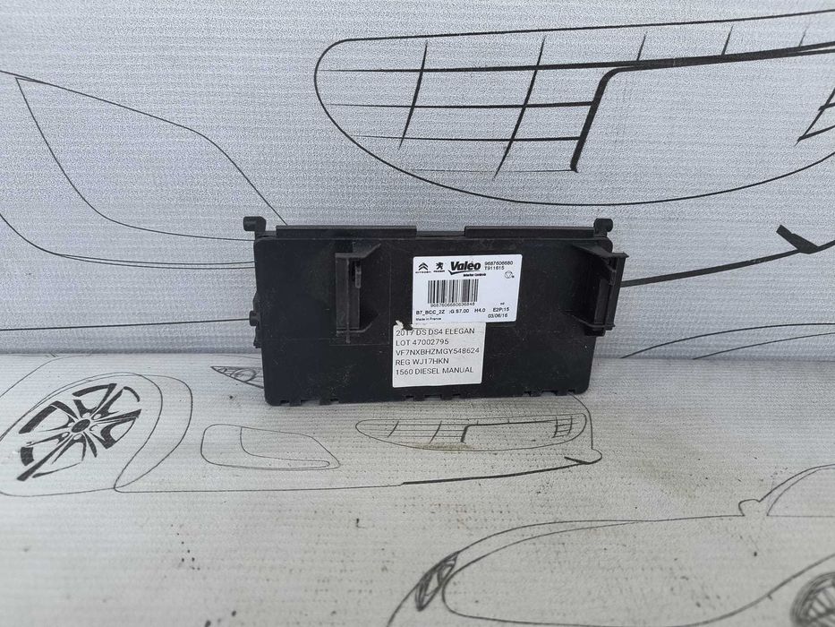 Modul Climatizare / Calculator Climă Valeo Citroen DS4 2017 / 2011-2018 Cod OEM 9687606680 (5G2)