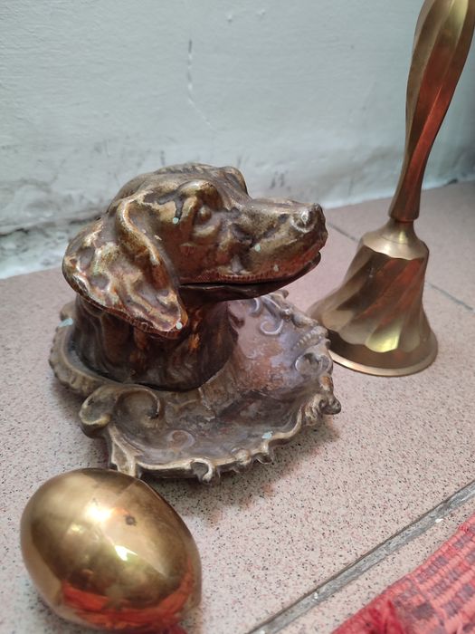 Пепельница собака -жаба