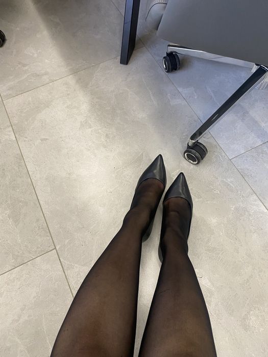 Туфли кожаные шпилька