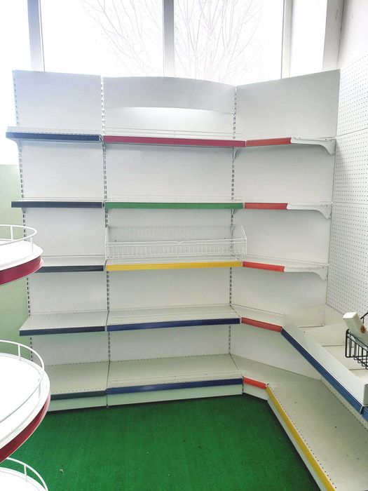 Метални нови стелажи крайстенни и ъглови