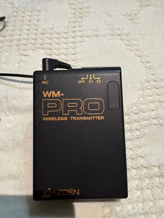 Azden WM-PRO + WR-PRO — радиомикрофон для видеокамеры, Made in Japan