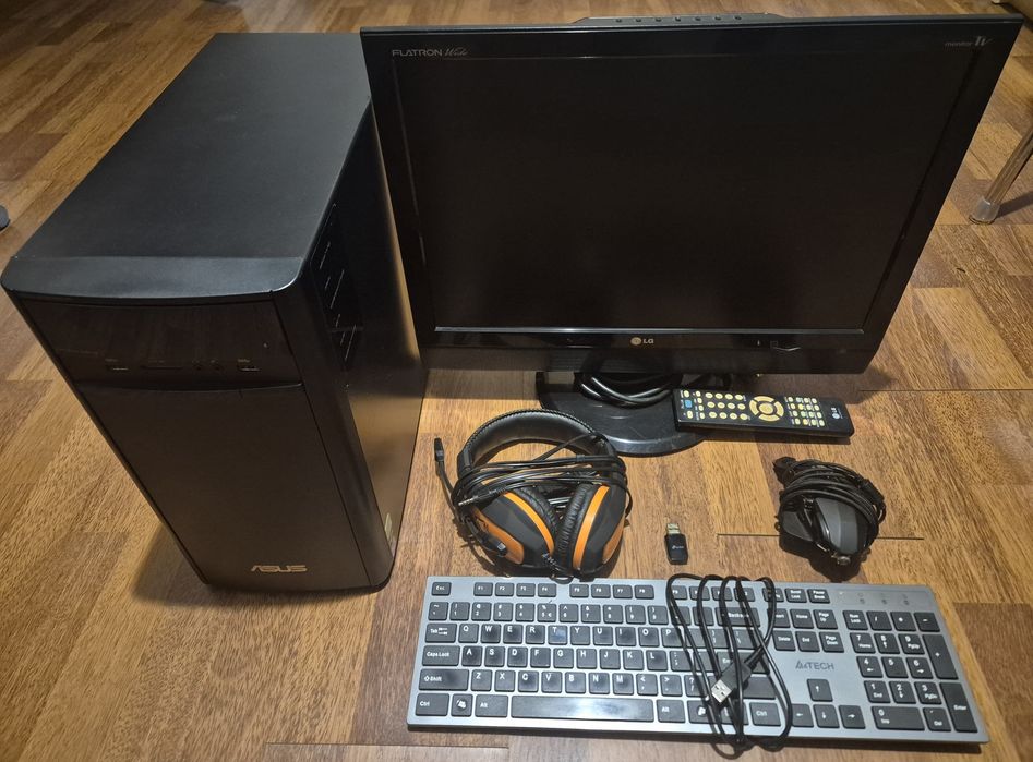 PC+Monitor Intel G3930(gen 7), 8gb ram, GT 730 2gb, SSD 256gb, PS4 pro