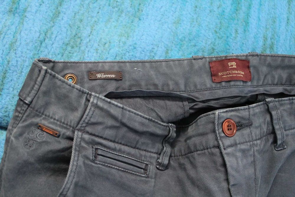Pantaloni Scotch & Soda Warren 30/32 si blugi 72D slimfit 50