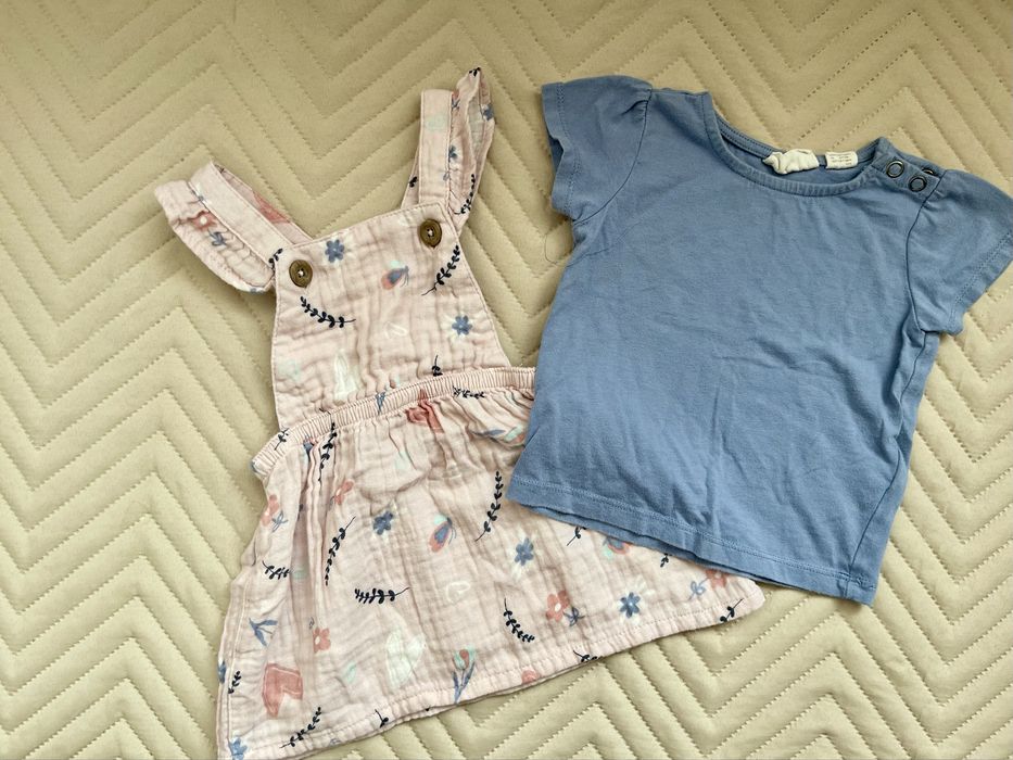 Летни дрехи и рокли за момиче 0 до 9 месеца