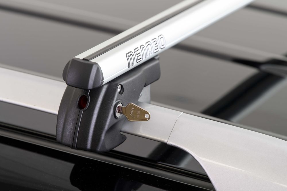 Bare transversale Menabo Sherman Silver XL pentru bare longitudinale