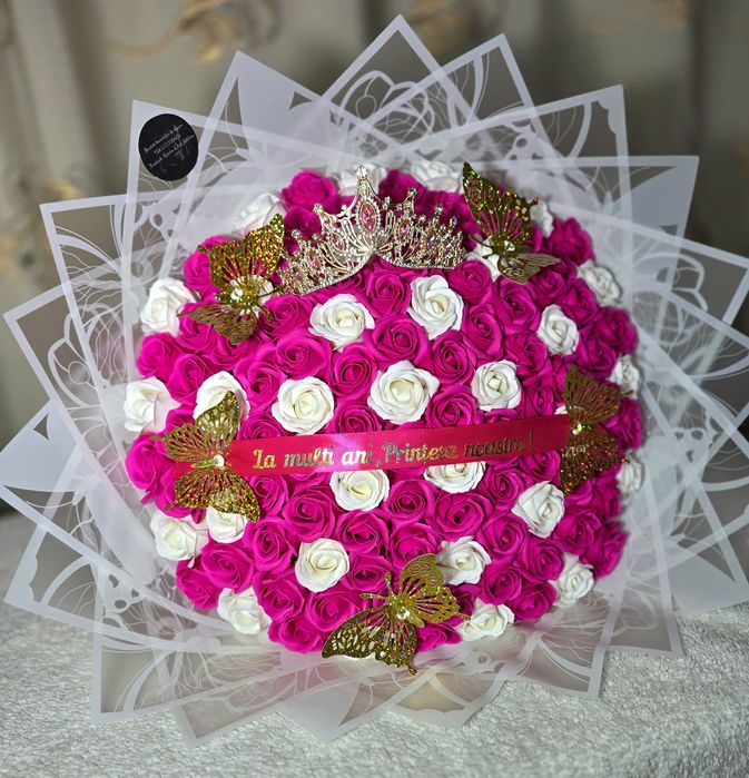 Buchete trandafiri de sapun