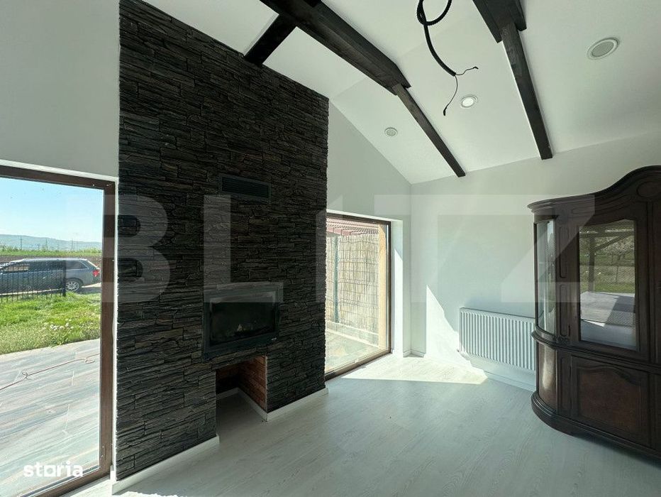 Casa moderna pe un nivel, 500 mp teren, zona Partos - Alba Iulia