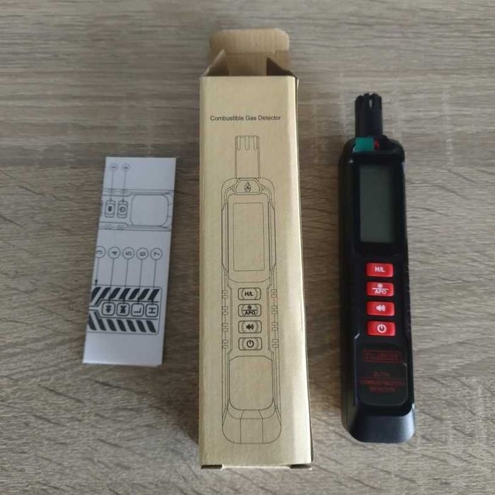 Детектор за утечка на газ | Газ анализатор, звукова и екранна аларма