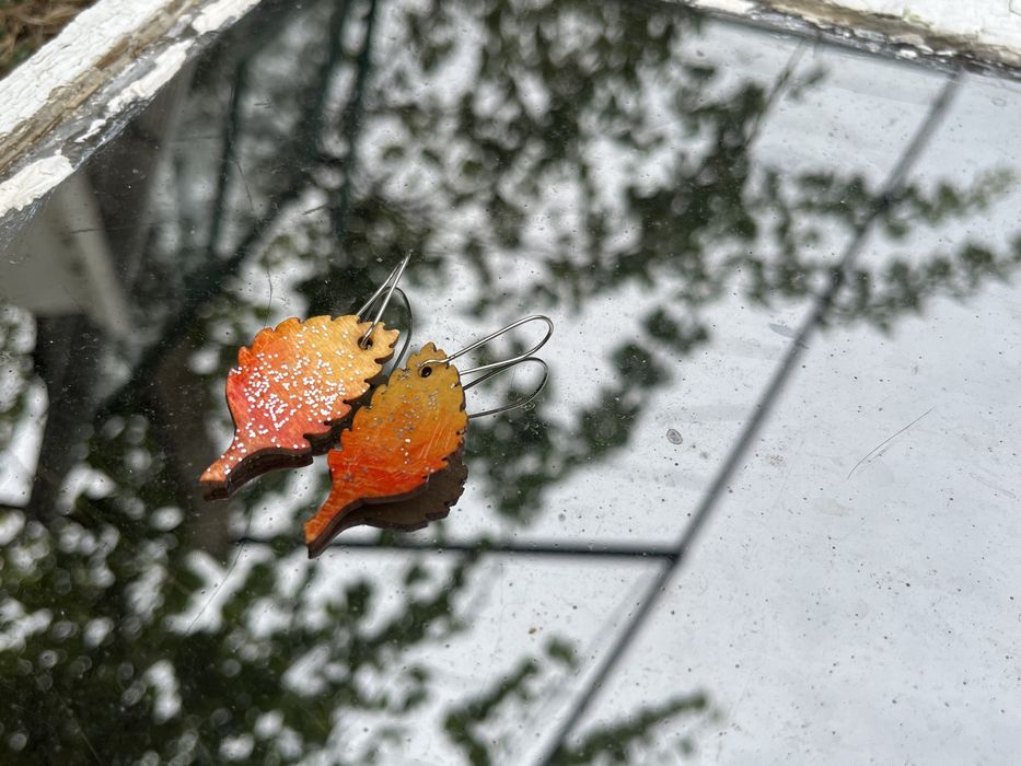 Ръчно изработени обеци - различни цветове