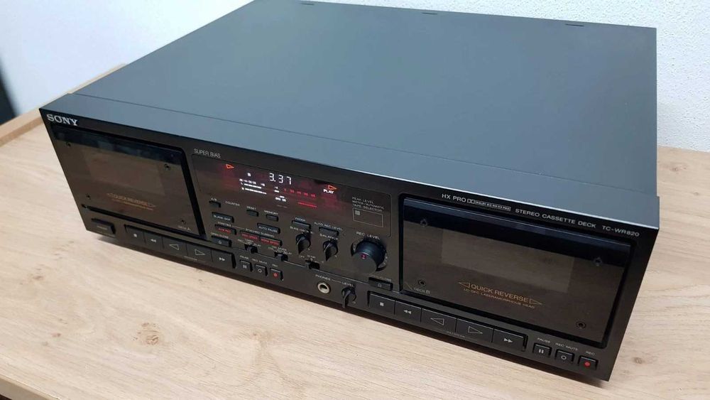 Sony TC-WR820 LC-OFC laser amorphous head 7 motoare AUTO REC LEVEL