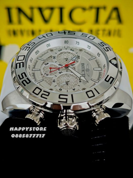 INVICTA Pogo White/Silver 50 mm, Инвикта нов мъжки часовник