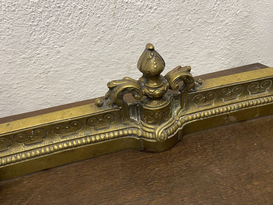 Бароков месингов предпазител за камина Германия 1900 1920