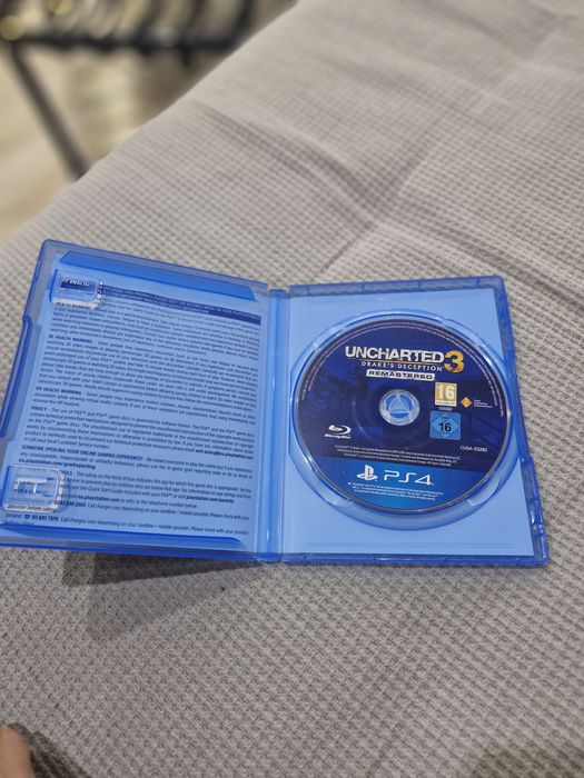 Uncharted 3 Remastered PS4 НОВА, разпечатана