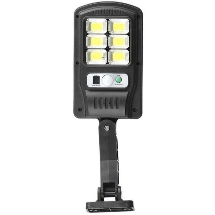 Соларна LED лампа 20W с 48 LED диода, PIR сензор за движение, IP65, Соларно захранване