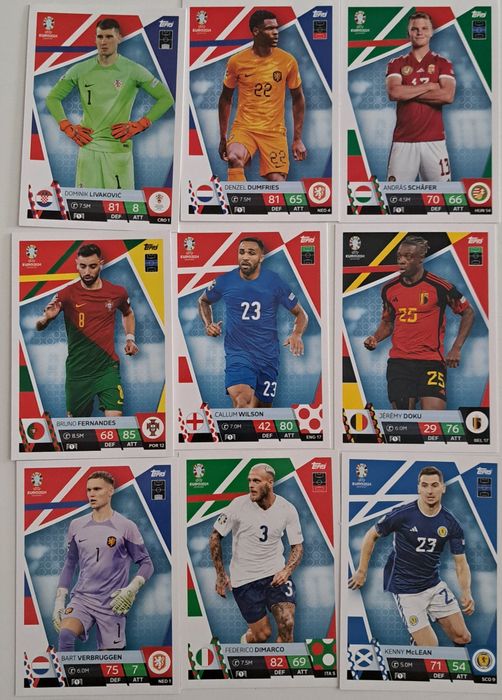 Carduri Topps Match Attax euro 2024