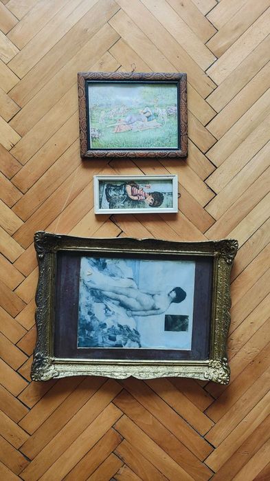 3 rame foto vechi pentru reutilizare/refolosire