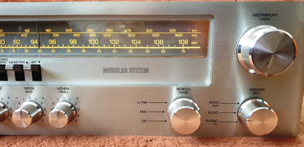 Telefunken TR-350 amplituner vintage 2X50W pe 4 Ohm