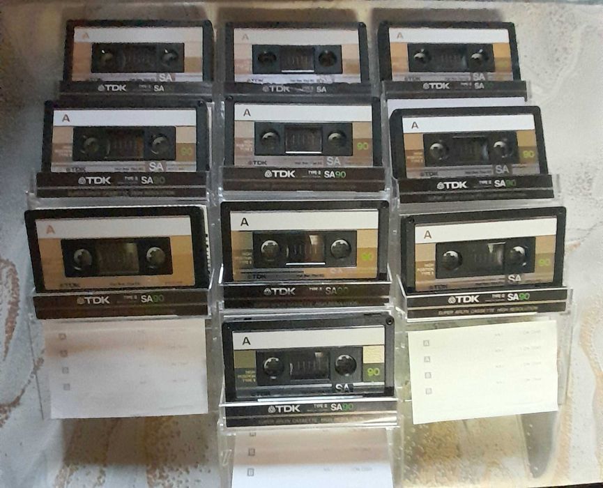 Аудио касети TDK SA - 90 мин./Gold /- хром