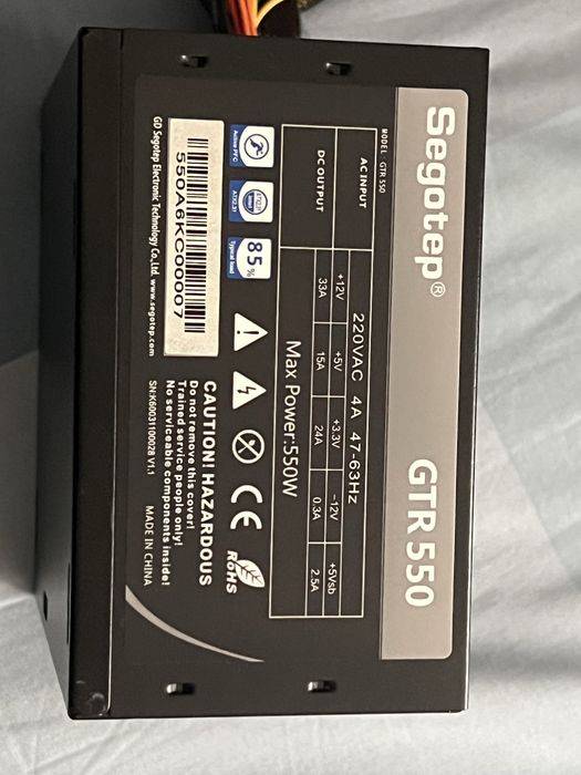 Kit placa video, sursa, cpu