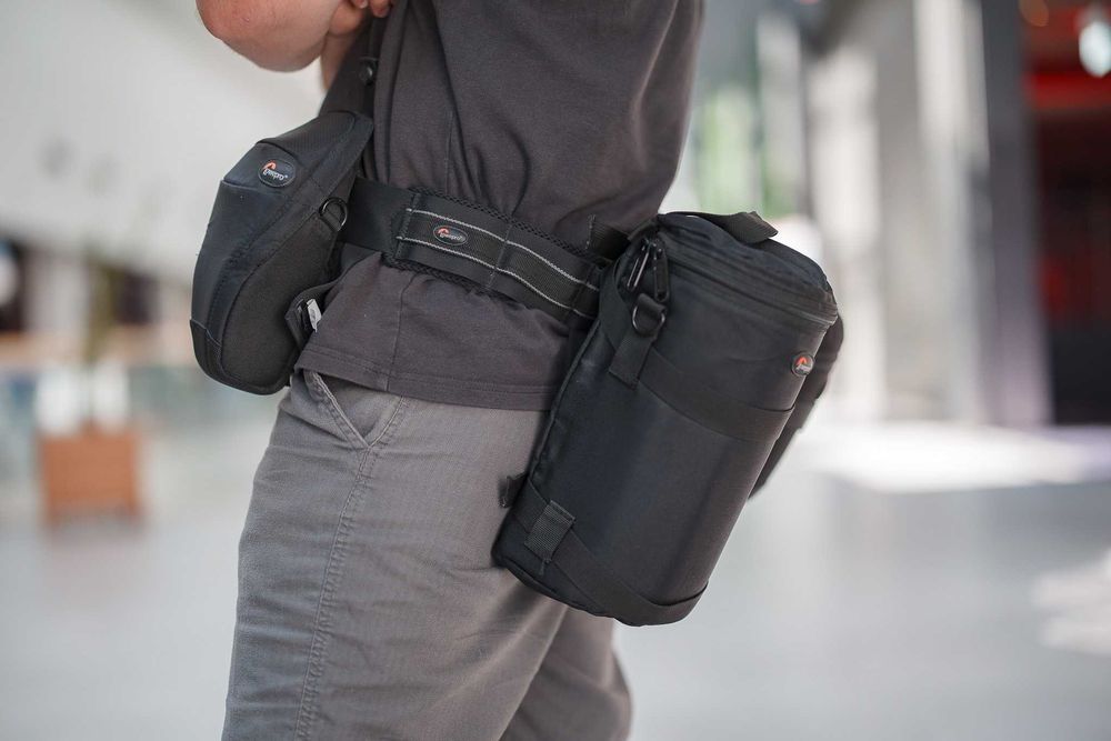 Модулна система Lowepro S&F (Street and Field) колан, калъф и тубуси