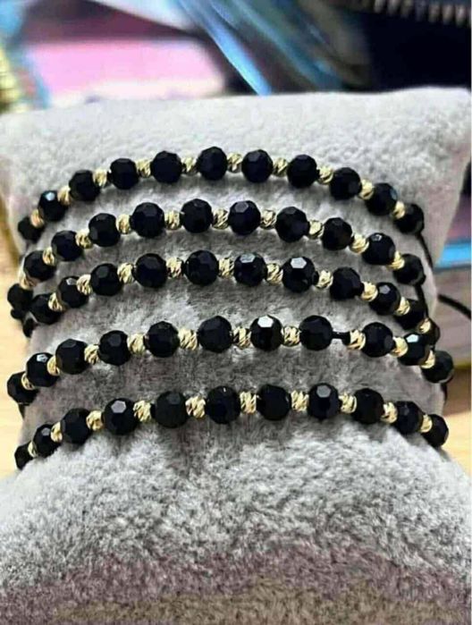 Bratara cu 10 bile aur 14K