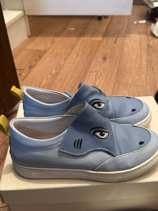 Лоферы синие 34 размер,носили аккуратно в коробочук произыодство Турци