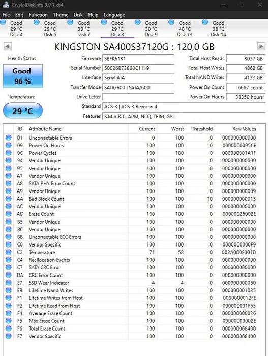 SSD M.2 Nvme Sata 60GB 128GB 256GB 512GB