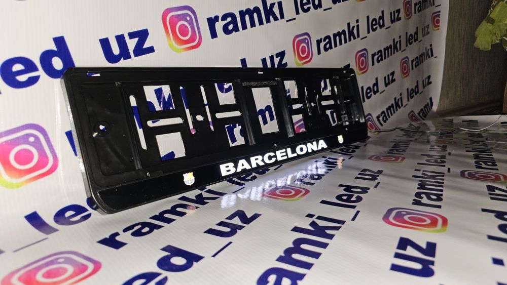 "Real Madrid" va "Barcelona" yozuvli led-podnomerniklar sotiladi!