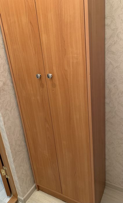 Шкаф вместительный с распашными дверями