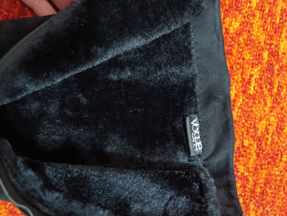 Новые Сапоги женские замшевые до колен 38 р., с мехом