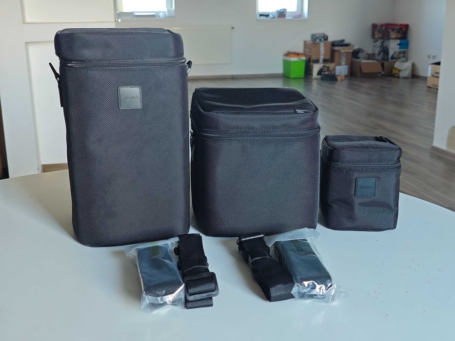 Vand set de genti/huse de protectie Sigma NOI pentru obiective foto