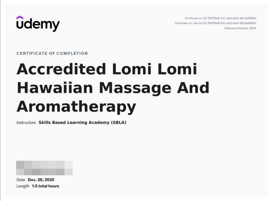 Массаж у мастера в домашней студии