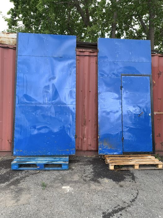 Продам железные утепл ворота