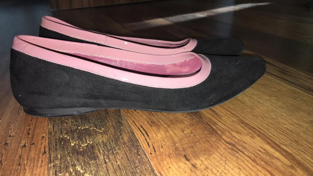 balerini din piele naturala intoarsa