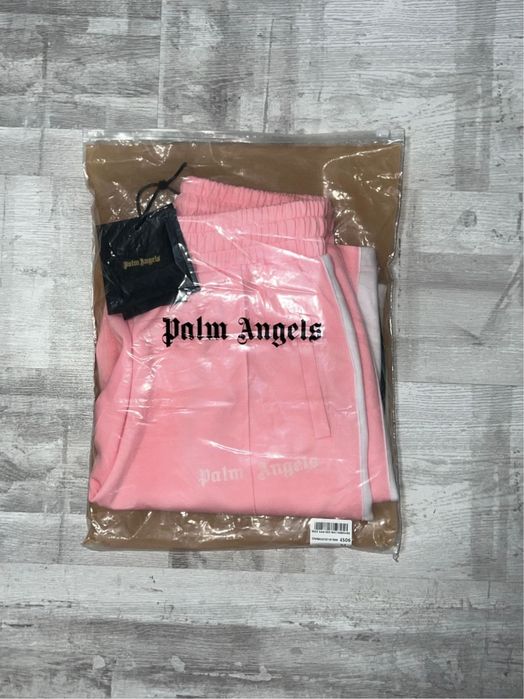 Pantaloni Palm Angels roz