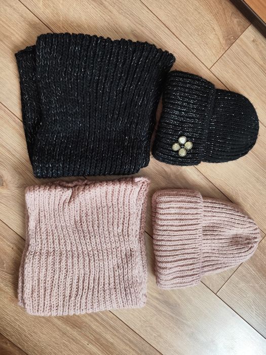 Продам теплые зимние шапки со снудом