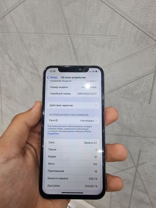 iPhone x  256гб акб аускан Камера стимиды