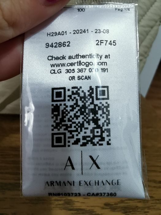 Geanta Armani Exchange Nouă cu etichetă