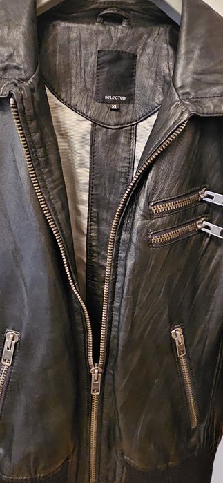 Кожено яке SELECTED  L/XL