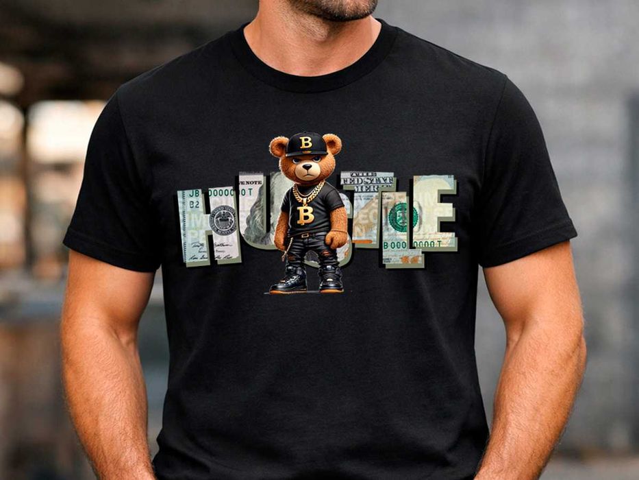 Мъжка тениска „Bear Hustle“