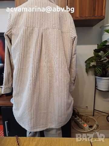 нова дамска  риза -яке от рипсено кадифе