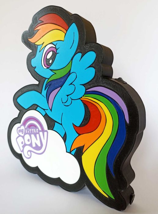 Детска нощна лампа с RainbowDash от My Little Pony!