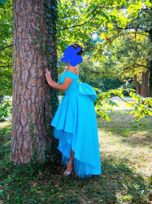 Rochie de ocazie unica, facuta pe comanda, cu corset.