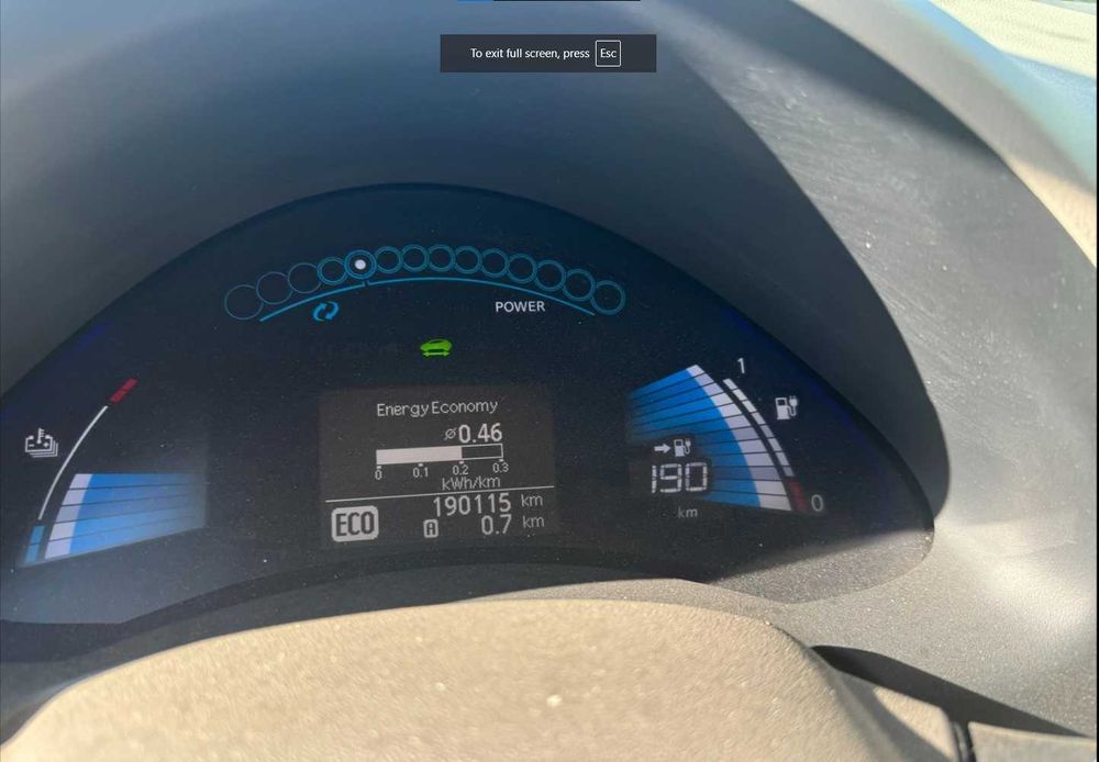 --> 3лв/100км разход! Nissan Leaf 2013г.