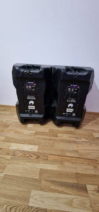 Vand schimb boxe omnitronic  xkb 215a si mixer amplificat + pasiv.