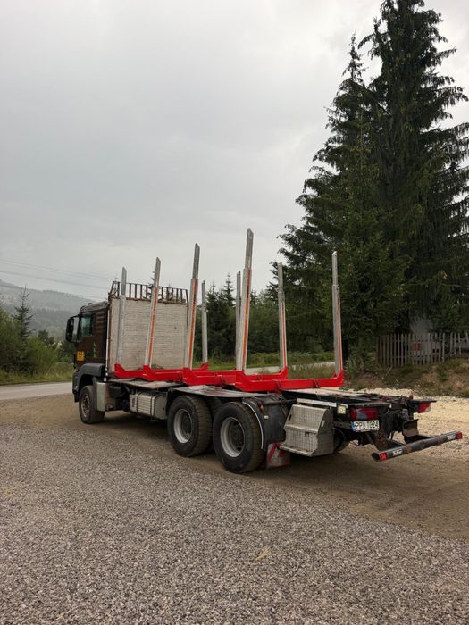 MAN TGS 6x4 forestier fara macara