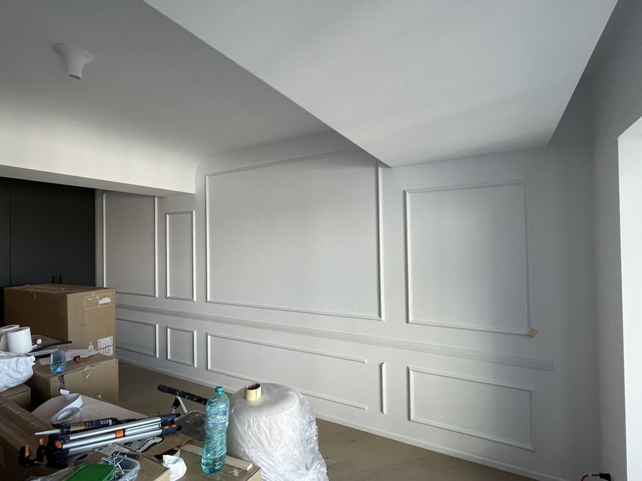 Montaj profil decorativ cornisa chenare plintă