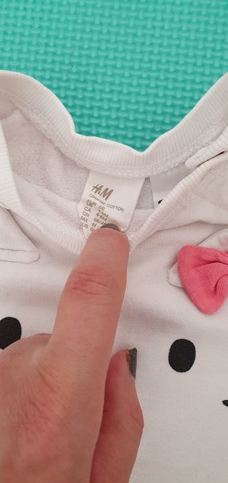 Set 2 piese H&M Hello kitty, marime68