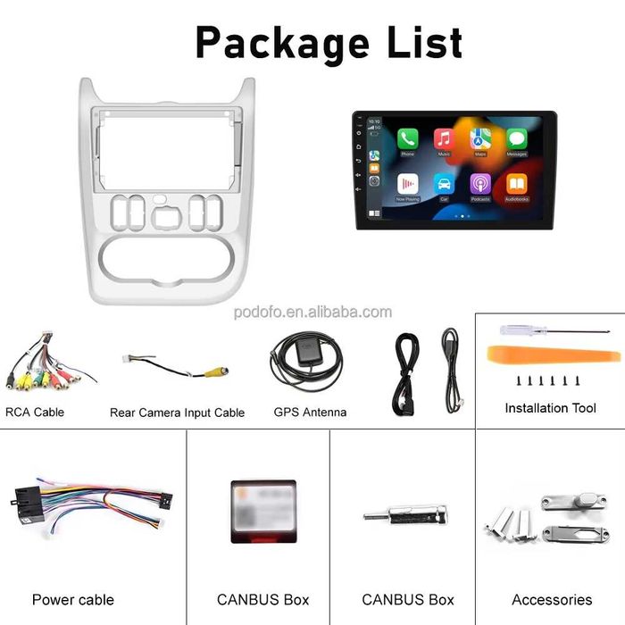 Мултимедия за Dacia Logan Навигация Android Renault Logan DACIA плеър