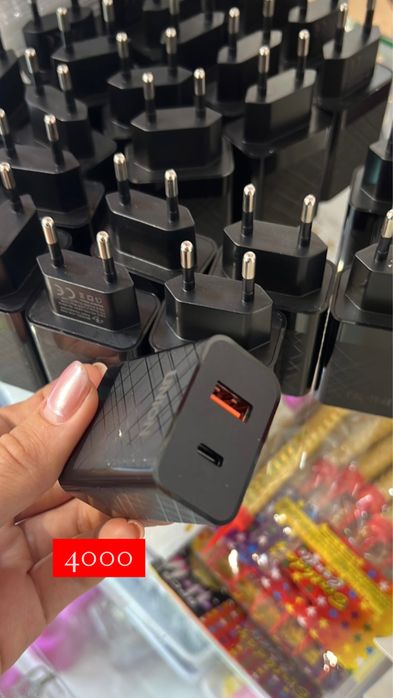 Быстрая зарядка на айфон, адаптер 20w, usb iphone
